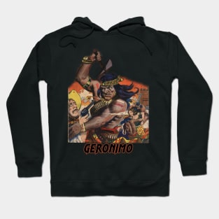 Geronimo native american war axe vintage design Hoodie